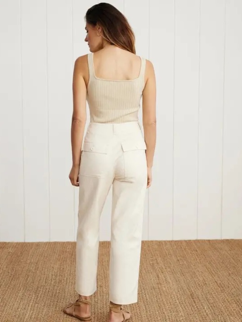 Jenni Kayne Ranger Cotton Trousers - Picture 4 of 8